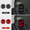 Carbon Fiber Dashboard Trim Kit for Toyota Yaris 2006-2011, Center Console & Panel Accents, Black/Red