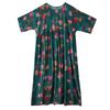 DIMANAF New 2026 Summer Beach Women Plus Size Vintage Lady Long Dress Loose Oversize Maxi Printing Cotton