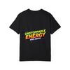 Unisex T-Shirt Weiß Unaufhaltsame Energie Übersteige es Grafikdruck Lässig Streetwear Mode Top für Alltagskleidung und Ausflüge