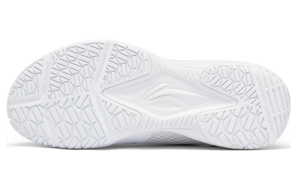 Li Ning Thunder LITE Slip Resistant Abrasion Resistant Low top Badminton Shoes Unisex White AYTS020-7