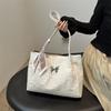 Stylish Korean French Butterfly Tote Bag For Women Large Capacity Casual Shoulder Bag