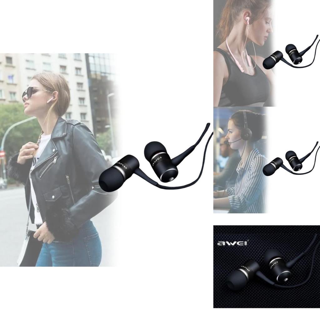 For Phones Mp3s Awei Q3 Earphone Premium Quality Super Bass Noise Isolation Headphone