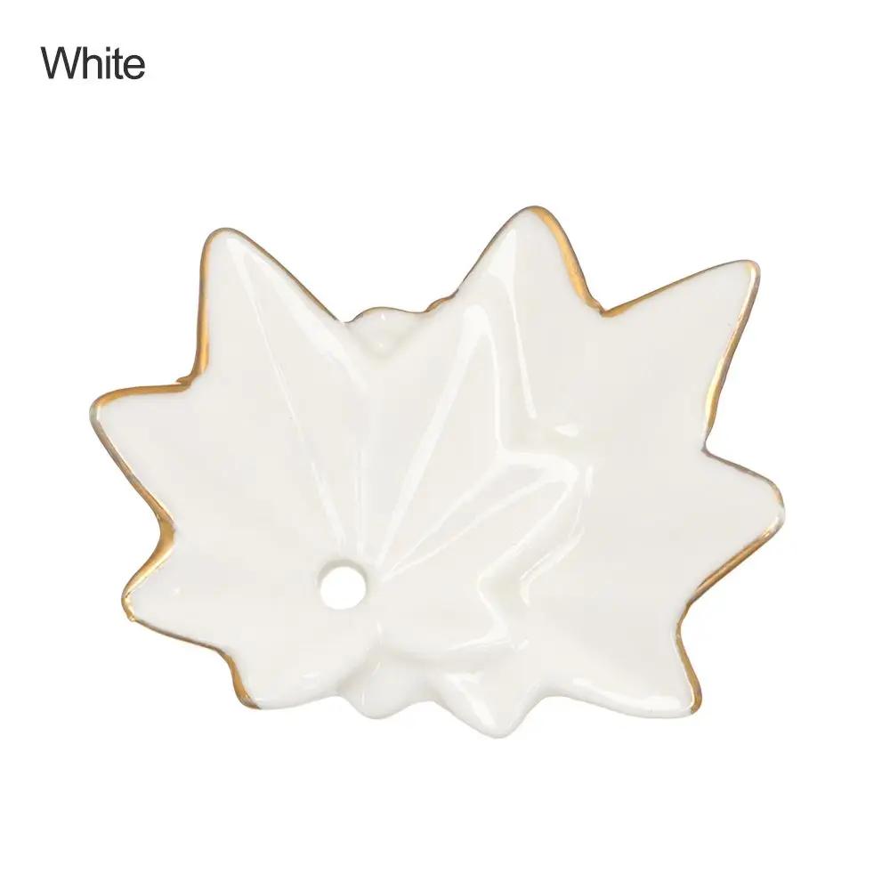 Creative Ceramic Cute Maple Incense Burner Plant Incense Holder Home Simple Agarwood Incense Stick  Table Decor