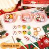3D Cartoon Christmas Eraser - Cute Holiday Gift for Students and Kindergarten Prizes