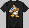 Donald Duck Cosplay Funny Short Sleeve White-Black Men's / Women's T Shirt N533