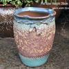 Retro Ceramic Zisha Pot: Large Succulent Planter with Rustic Personality