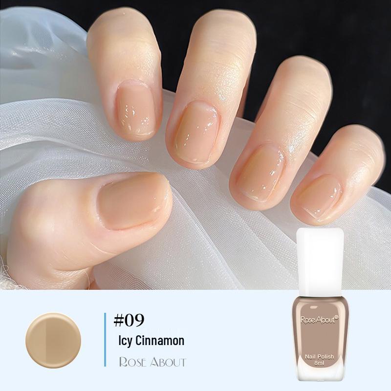 Aurora Nude Water-Based Peelable Nail Polish - Summer Long-Lasting, Eco-Friendly, Odorless, No-Bake, Free Shipping