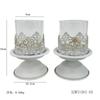 Vintage Iron Candle Holder Aromatherapy Cup Candlestick for Candlelight Dinner Home Decor And Shooting Props