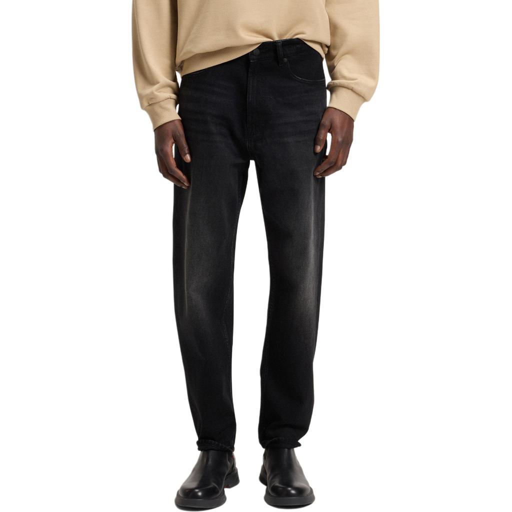 HUGO BOSS Jeans Men's Black Moderate Tapered Pants 50542756-005