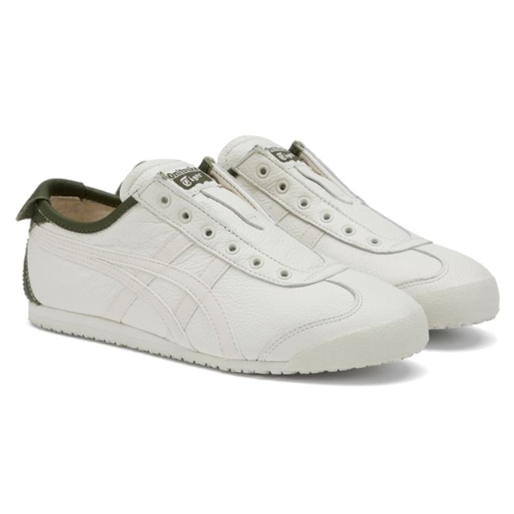 Onitsuka Tiger Mexico 66 Slip-On Leather Casual Shoes Unisex Sneakers White 1183B815-100