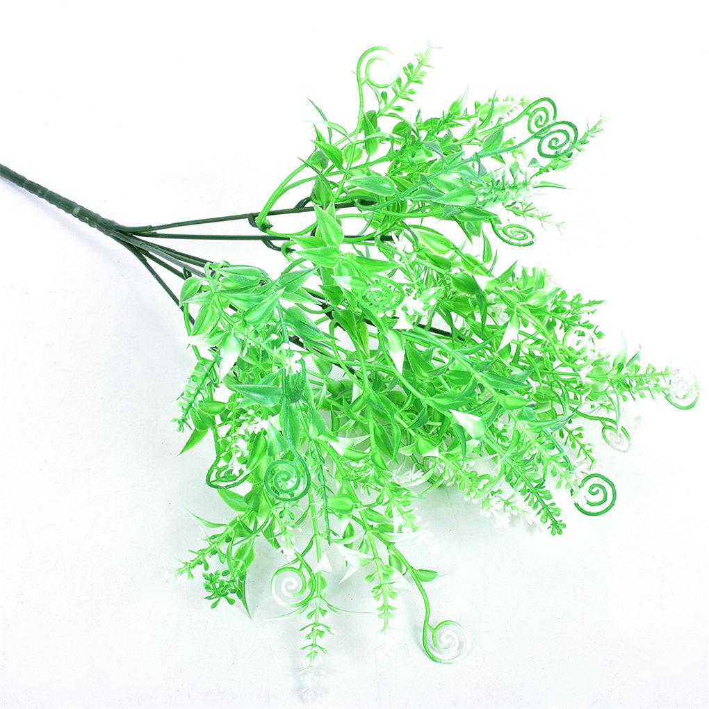 7-branch Artificial Plant Bouquet Simulation Water Grass Home Office Plastic Plant Decor