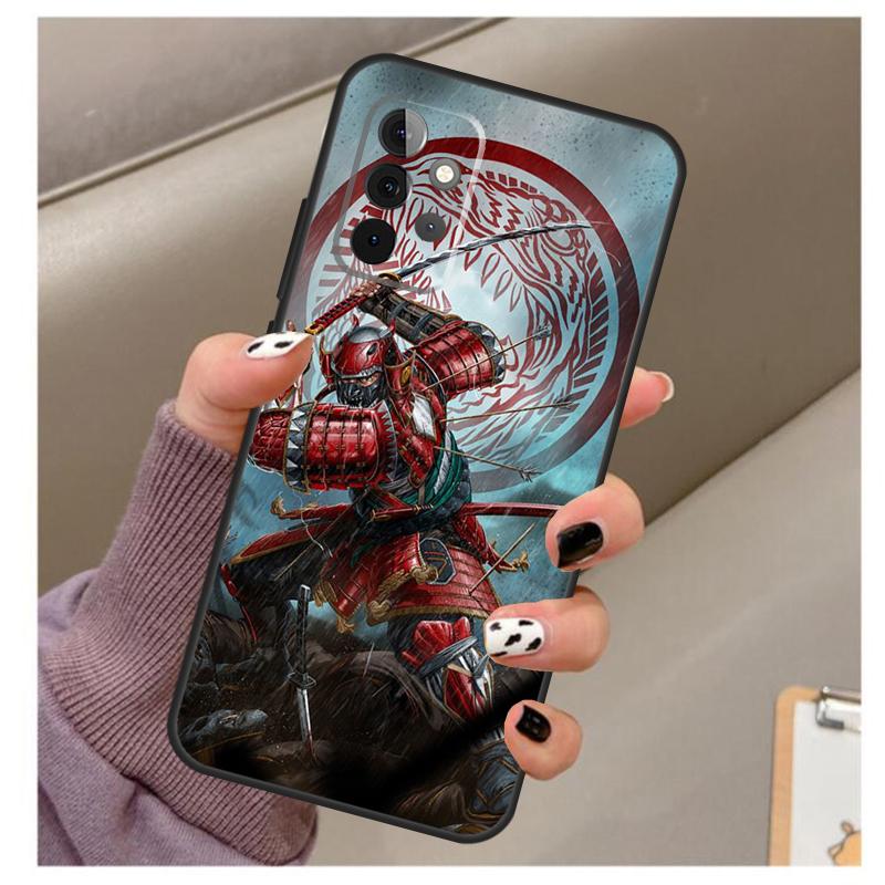 Japan Ninja Samurai Red Sun Case For Samsung Galaxy A33 A13 A53 A34 A54 A14 A15 A16 A26 A36 A56 A12 A32 A52 A06 A35 A55
