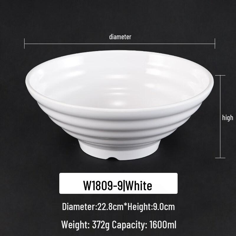 

Commercial Melamine Noodle Bowl