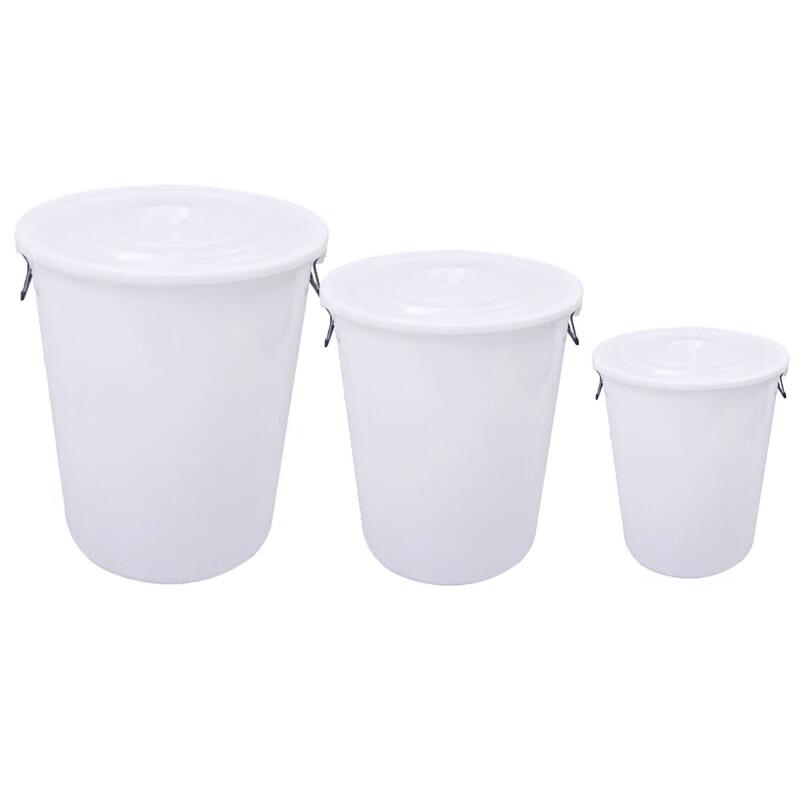 JingJingRS Large Capacity Plastic Round Bin