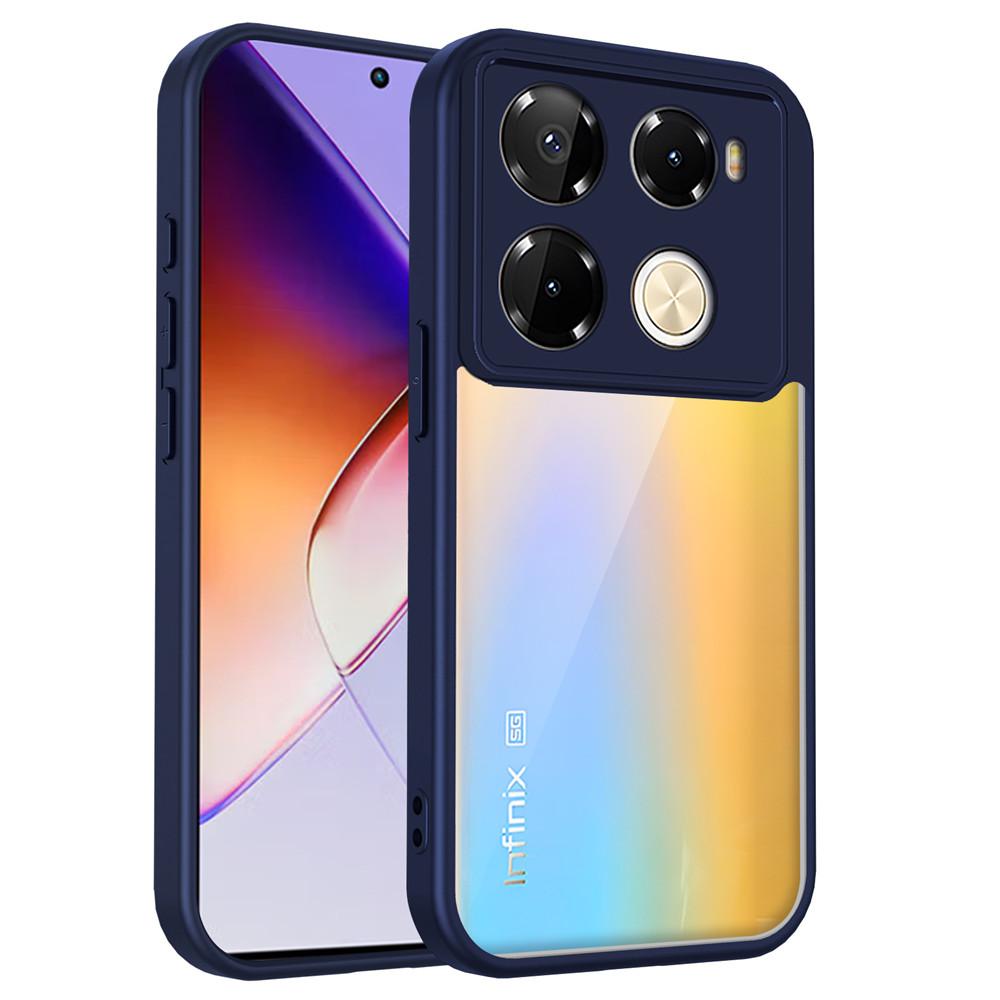 

Бронированный противоударный чехол для телефона для infinix Note 50 40 Pro 50X 40X Hot 60i 50i 40i 30i Smart 8 9 10 Матовый акриловый прозрачный жесткий чехол infinix Note 40 5G