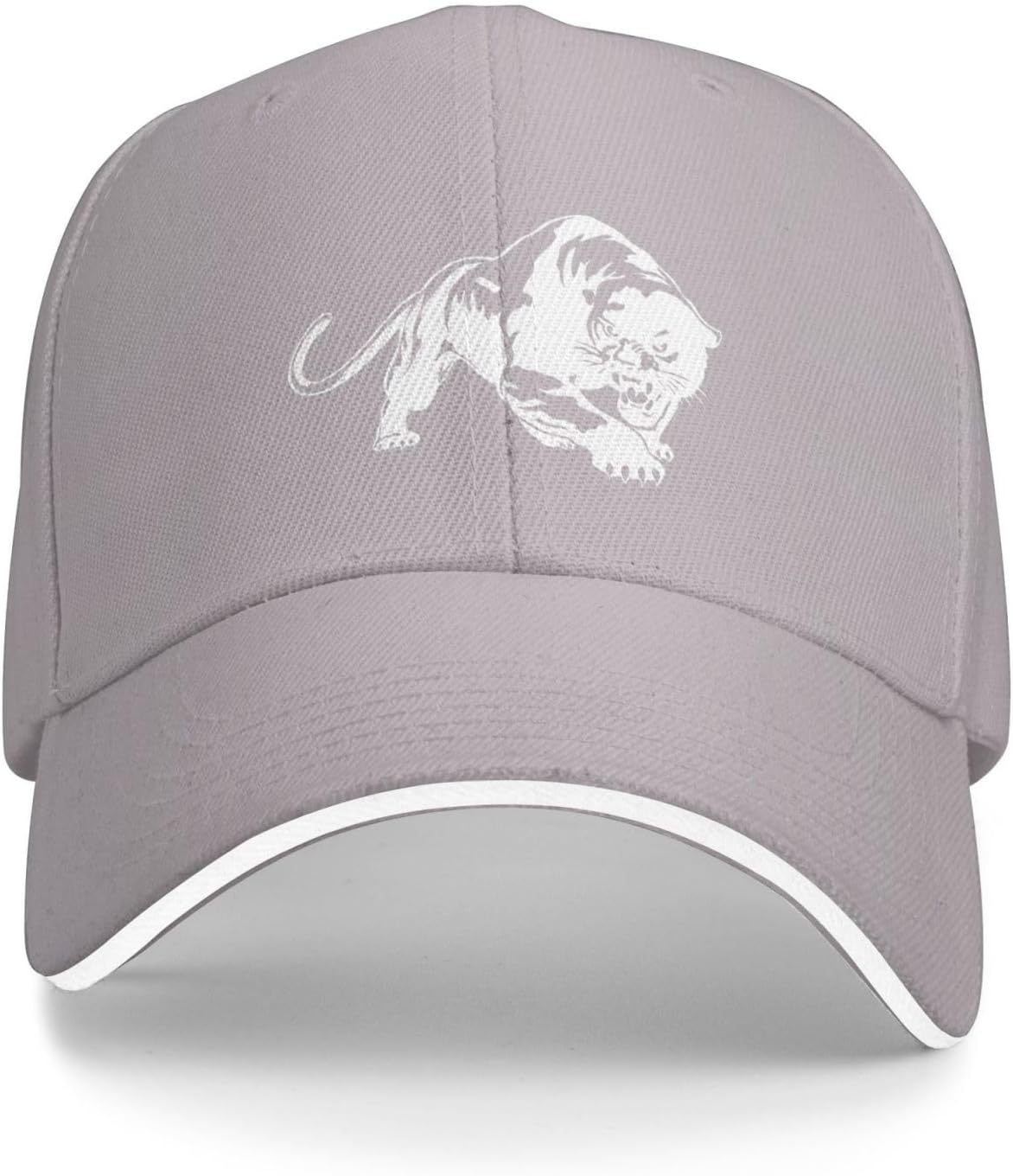 

Fierce Panther Head Graphic Baseball Cap Polyester Adjustable Outdoor Sports Dad Hat for Men Women One Size