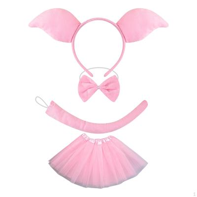 Animal Costume Set Creative Dress Up Bow Tie for Carnival Stage Shows Masquerade