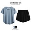 Unisex Quick-Dry Sweat-Wicking Running T-Shirt: Lightweight, Loose Fit, Short Sleeve, Ideal for Summer Fitness and Yoga.