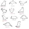Colorful 31 Piece Dinosaur Kitchen Baking Set For Kids Interactive Family Fun Toys