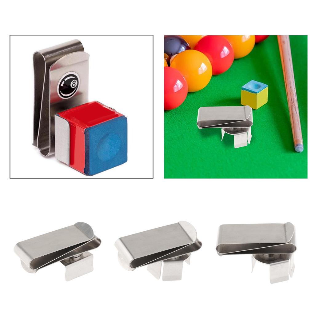 Billiard Chalk Holder Belt Clip Pool Cue Chalk Holder Snooker Chalk Holder