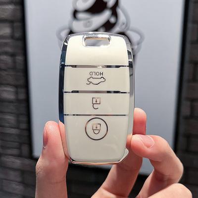 TPU Auto Fernbedienungsschlüsselhülle Stilvolle Schale Fob Schlüsselanhänger für KIA Sportage Cerato Optima K2 K3 K4 K5 RIO Picanto Soul Sorento Sedona