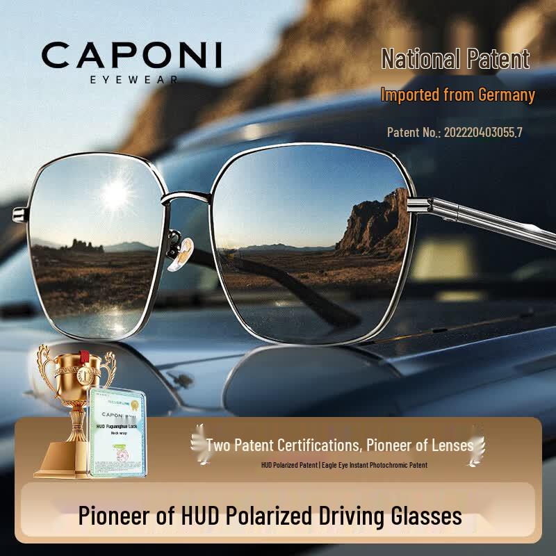 CAPONI Men s Photochromic Polarized Driving Sunglasses