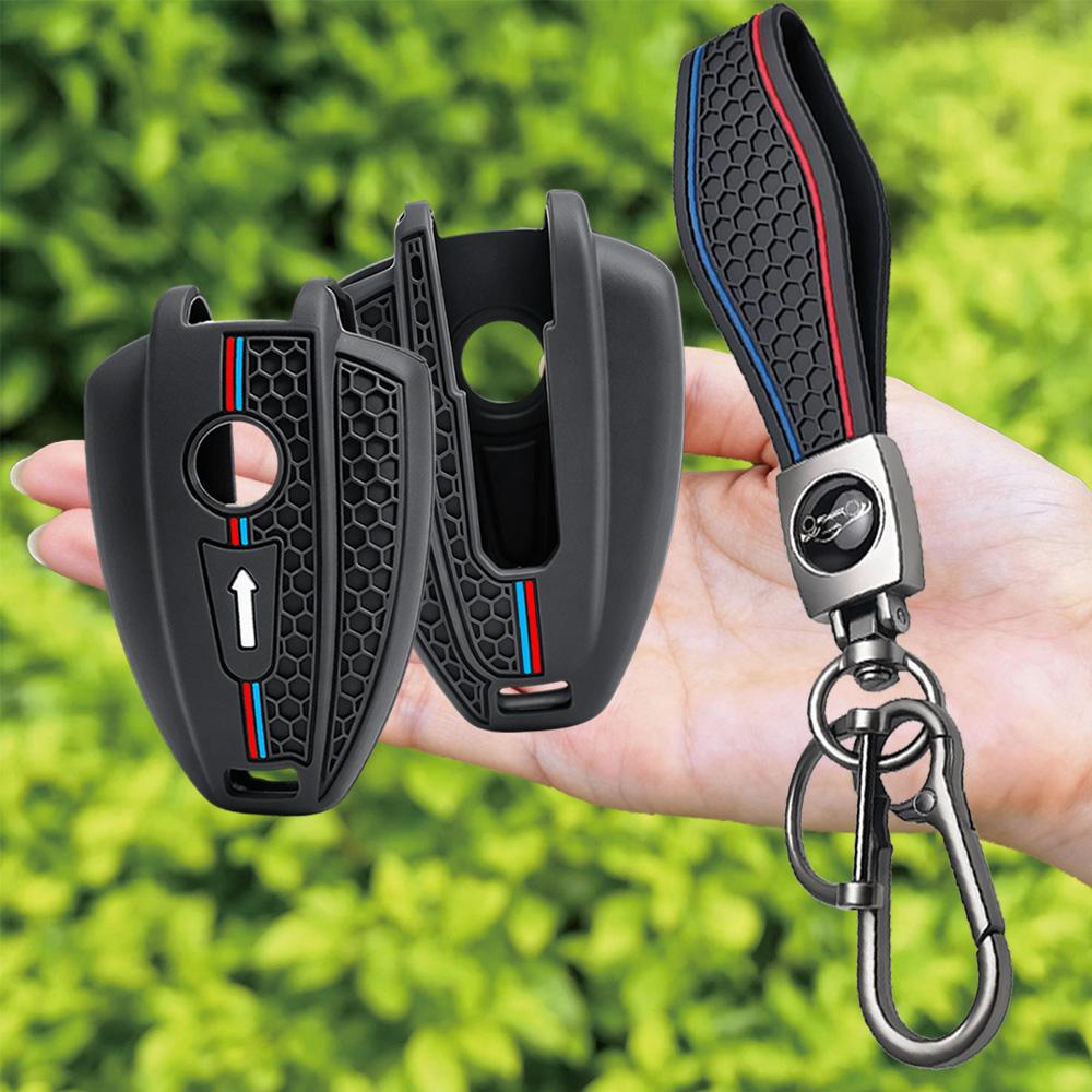 Silicone Motorcycle Key Case Cover Keychain Keyring FOR BMW R18 2020-2024 R18B Bagger R18 Transcontinental Key Protector