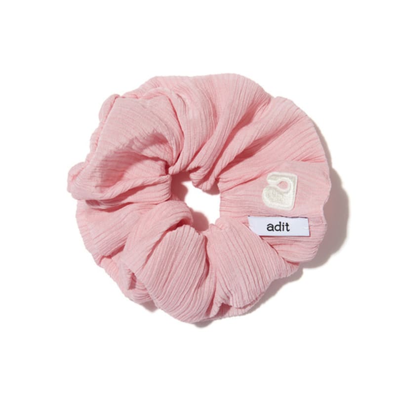 Adit Logo Scrunchie_pink