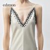 Edition Embroidered Zebra Print Acetate Camisole