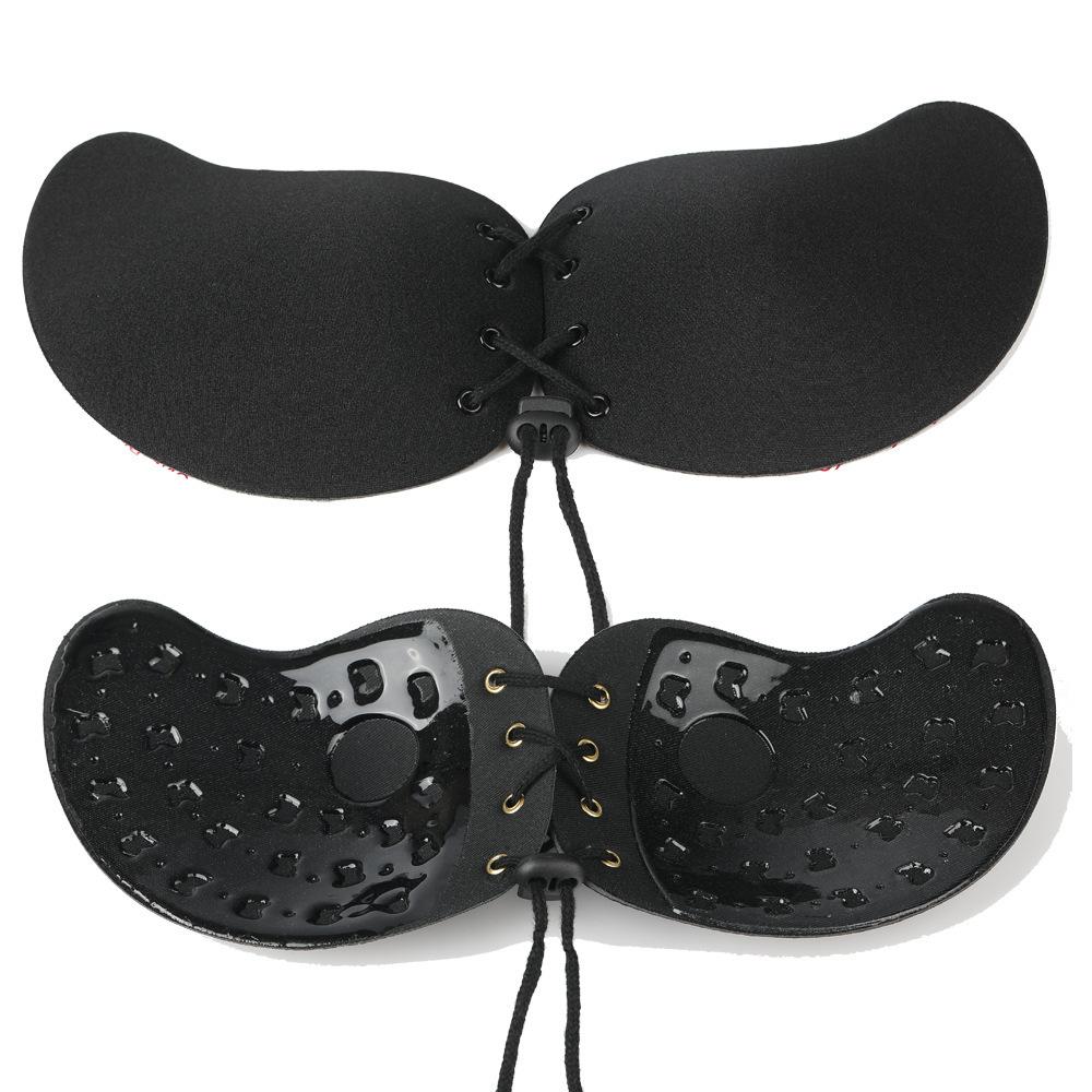 

Нижнее белье бюстгальтер грудь вставка pull up Muse с коробкой сексуальный нескользящий тросик женский молочный стикер большая грудь маленькая манго стикер D