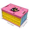 Cartoon Folding Storage Box Cat Pattern Stackable Crate Portable Storage Box  Trunk