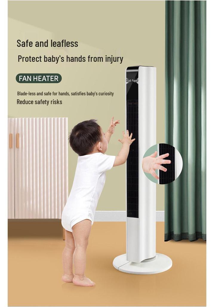 Bladeless Oscillating Tower Fan: Cross-Border Electric Fan for Home and Office