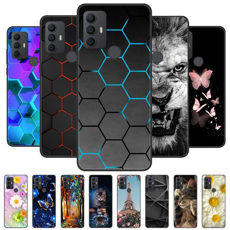 Para Capa TCL 30 SE Case 305 306 Silicone Macio Capa Traseira Capa de Telefone Capa Protetora para TCL 306 305 Fundas Etui TCL30SE 30SE