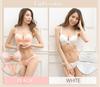 Core Large White Peach Wireless Bra and Top and Bra and Side Fat Underarm Fat Underwear Thick Underarm Fat Beautiful Extra High Underwear Panties