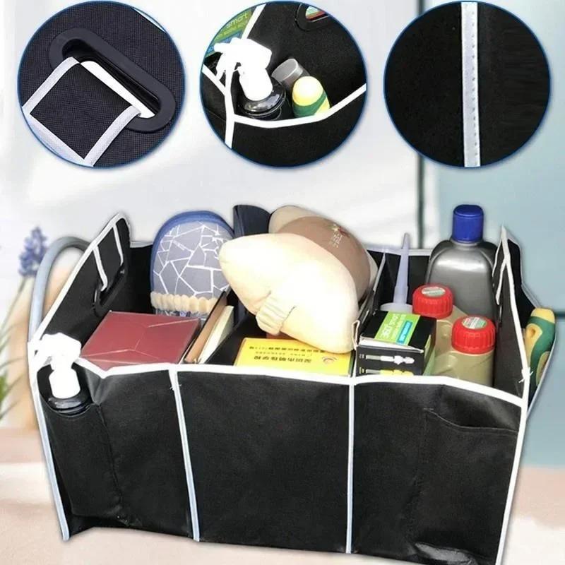S Portable Car Storage Box Multifunctional Foldable Car Trunk Storage Box Large Capacity Storage Box Sundry Items Storage Bag