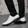 Men Genuine Leather Shoes Fashion Lace-Up Sneakers Real Leather Mens  Italian Designer Flats Luxury Business Shoes