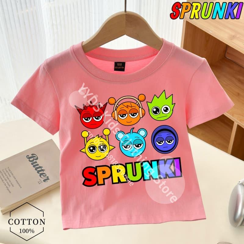 Doar un tip căruia îi place Sprunki Boy Imprimeu grafic Tricou Sprunki pentru copii Tendință de modă Tricou pentru băieți Haine universale de vară pentru băieți/fete