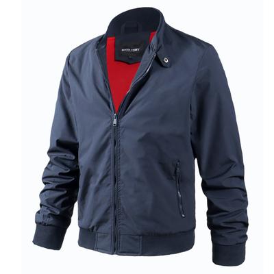 Men's Lightweight Bomber Jackets Casual Track Jackets Casual Spring Fall Windbreaker Outdoor Golf Fashion Zip Up Coat with Pocket for Men