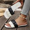 2025 Women Slippers Flat Sandals Casual Slippers Ladies Lightweight Beach Slippers Elegant Women Shoes New Slides Women