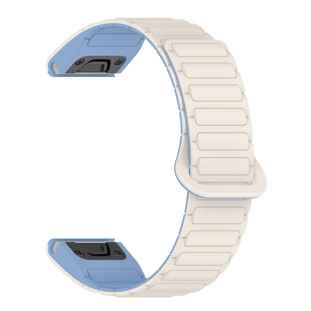 20mm 22mm 26mm Schnellwechsel Magnetischer Schnellverschluss Silikon Uhrenarmband für Garmin Fenix 7 8 Pro Forerunner 970 Sport Armband