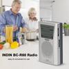 INDIN BC-R60 AM FM Mini radio portatile tascabile alimentata a batteria