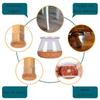 16Pcs Silicone Chair Leg Floor Protectors Felt Bottom Furniture Pad Hardwood Floor Protectors Easy to Install  S