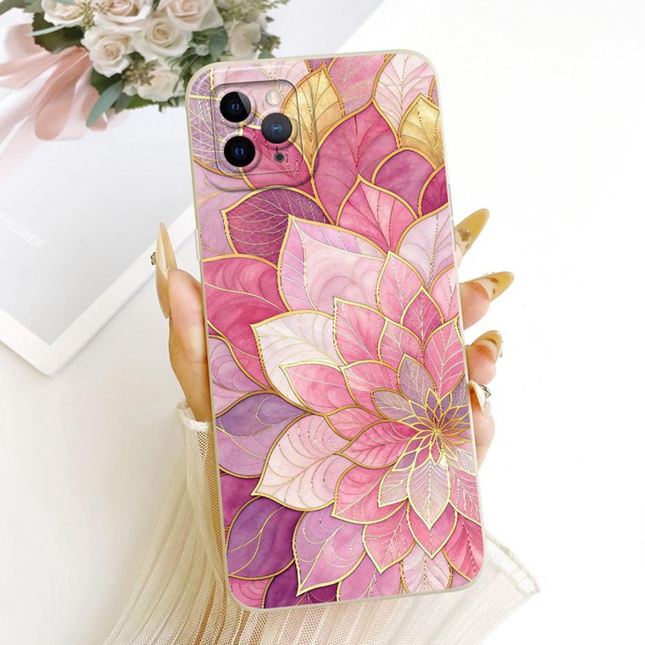 Cute Printed Phone Case For iPhone 11 Pro Max iPhone11 11Pro Soft Silicone Shockproof Cases For iPhone 11ProMax Covers Bumpers