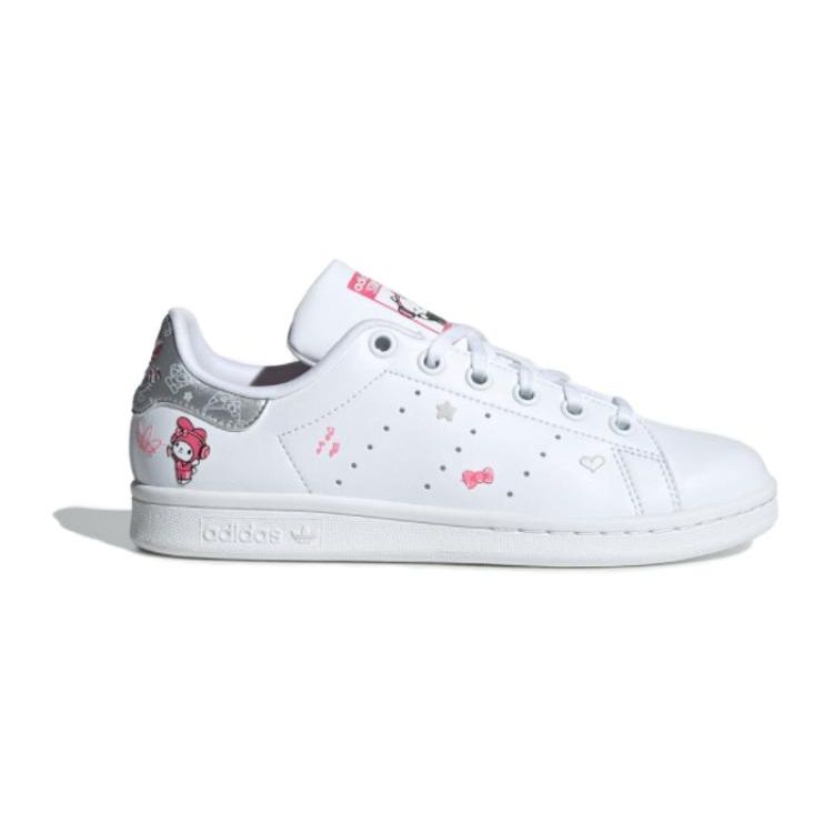 adidas Hello Kitty x Stan Smith J Melody Kids Sneakers White Cloud-White Core-Black IG8407