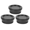 Hard Plastic Black Lightweight Dustproof Scratch Resistant Camera Body Lens Cover Kit for Nikon F Mount Cameras