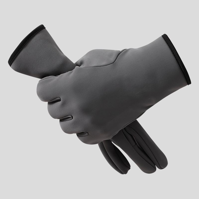 Custom Logo Touch Screen Anti-Slip Full Fingers Biking Man Winter Windproof Outdoor Sports Gloves