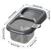 Gifts Suction Cup Kitchen Sink Drain Basket Large Capacity Sink Residue Filter Tool Residue Filter Basket Portable Drain Rack