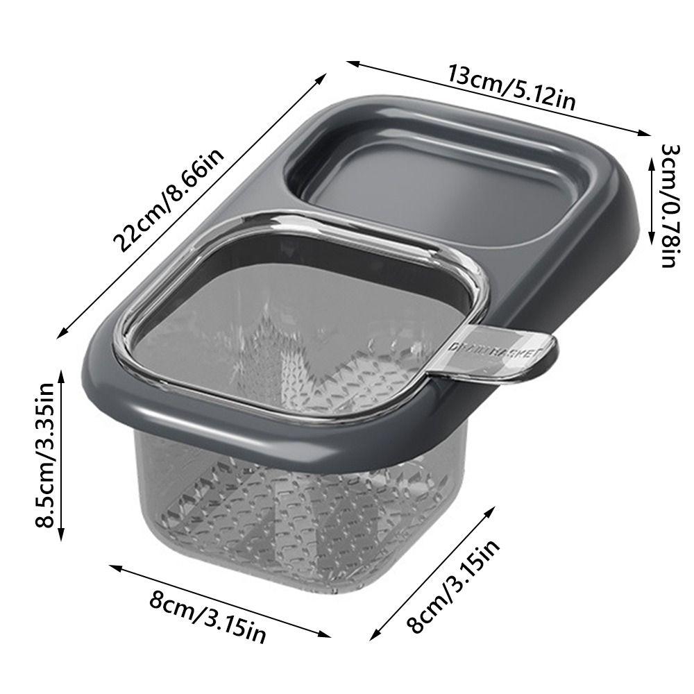 Gifts Suction Cup Kitchen Sink Drain Basket Large Capacity Sink Residue Filter Tool Residue Filter Basket Portable Drain Rack