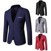 European Size Men's Slim Fit Blazer - Thickened Casual Suit, Korean Style
