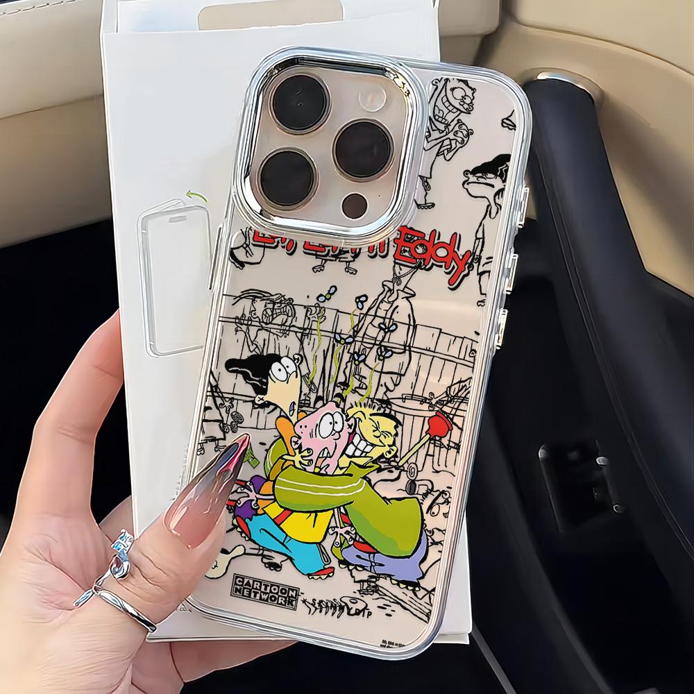 Funda de Teléfono E-Ed Edd N Eddy para Samsung Galaxy S25 S24 S23 S22 S21 S20 Note20 FE Ultra Edge Plus 4G 5G Transparente Suave